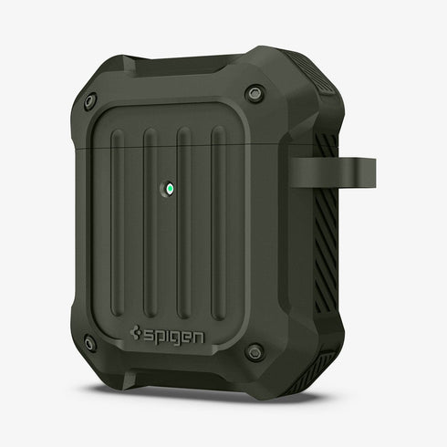 ASD00537 - Apple AirPods Pro Case Tough Armor in black showing the front
